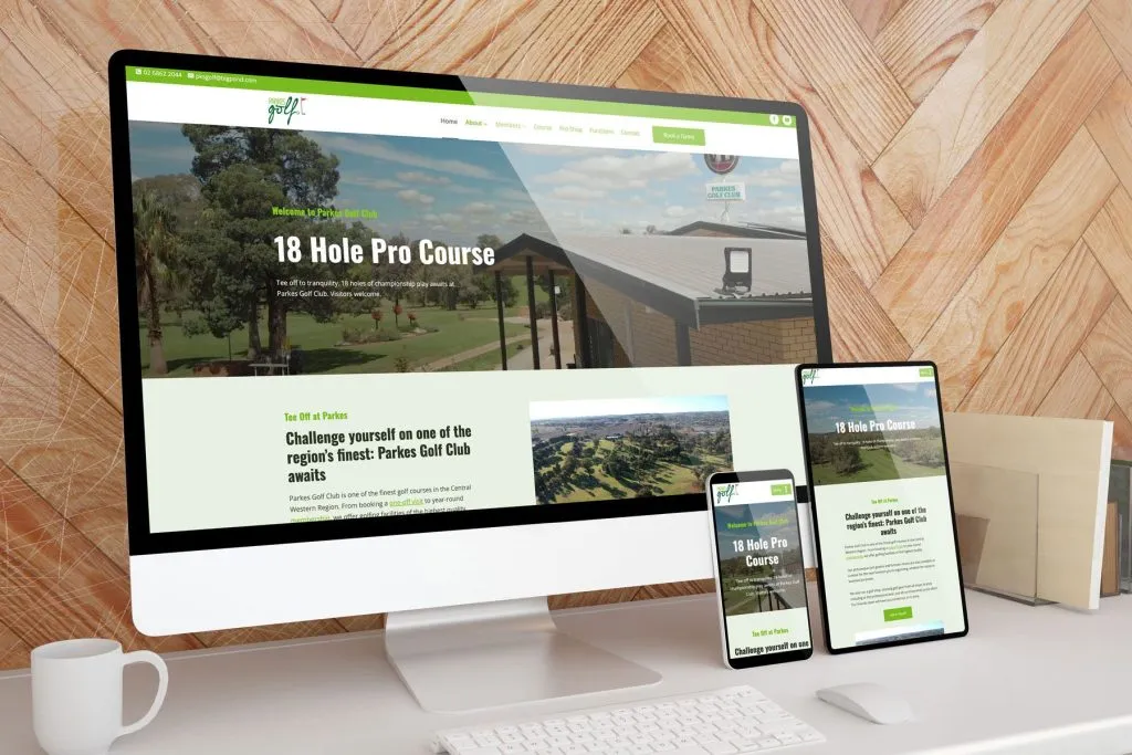 Parkes Golf Club’s Website Transformation