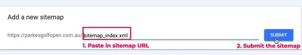 Add the sitemap to the Google Search console.
