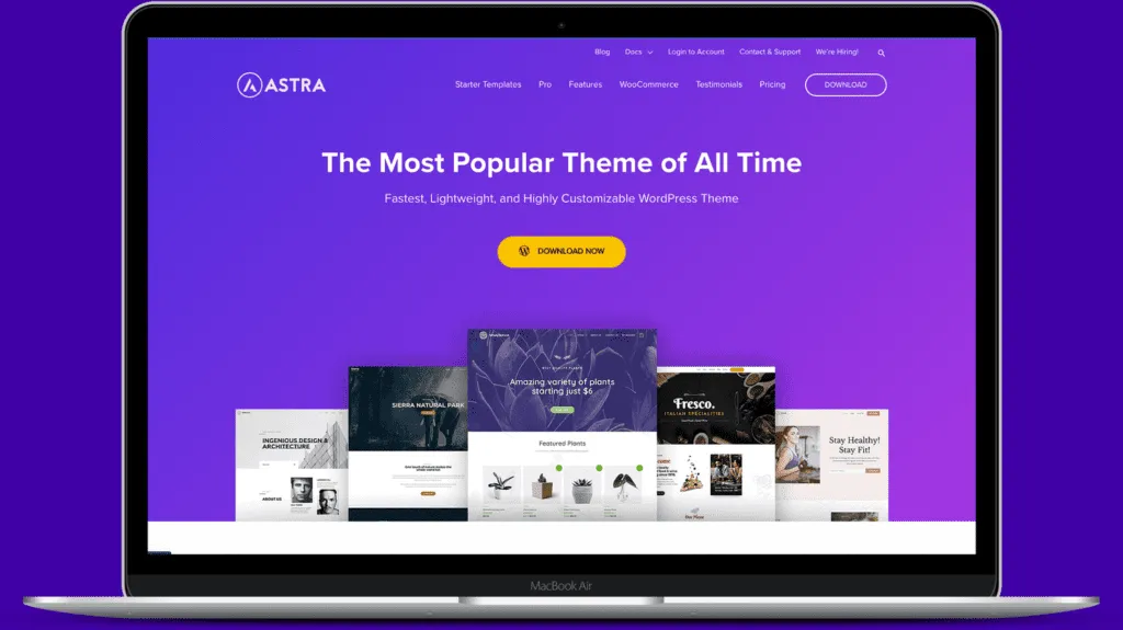 Astra Home Page