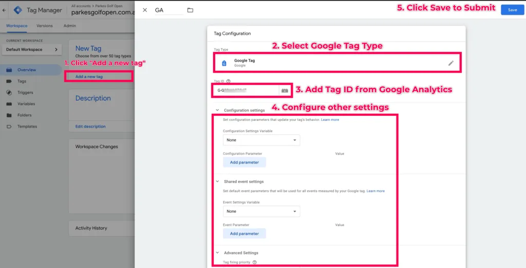 GTM Configuration