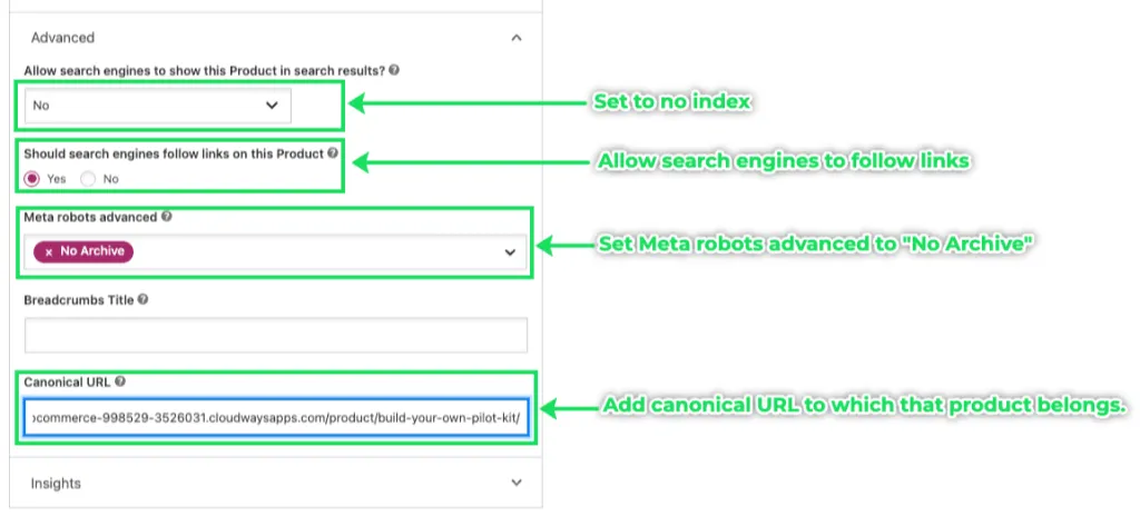 How to hide products from search.