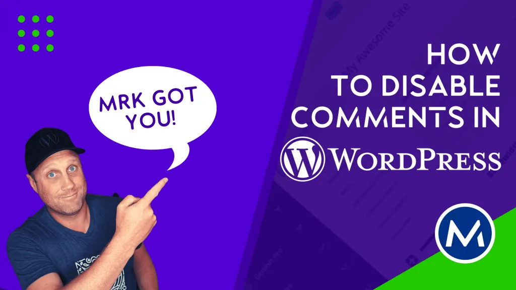 How to Disable Comments in WordPress