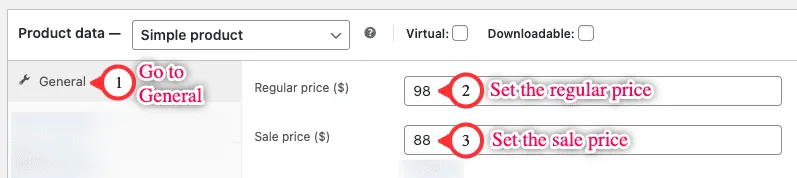How to set the Sale Price on a WooCommerce product.