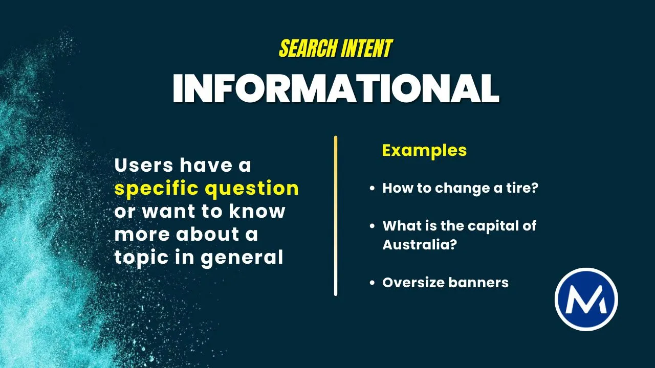 Understanding information search intent.