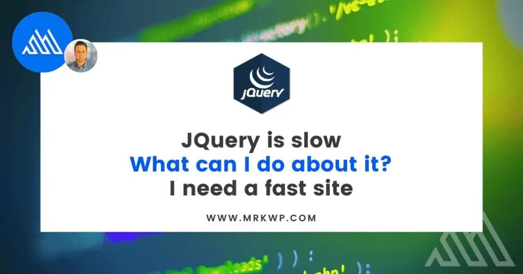JQuery Is Slow: What Can You Do About It?