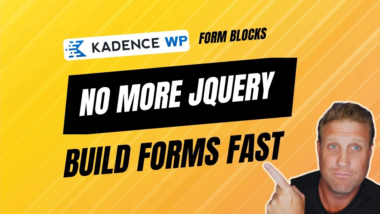Powerful Form Builder without jQuery for WordPress – our guide to getting started with Kadence Forms