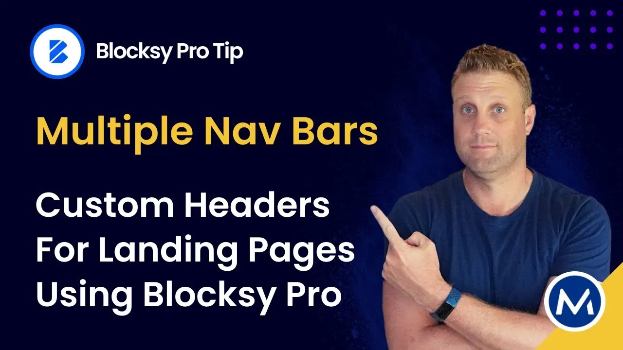 Blocksy Pro’s Multi-Header: Make your landing pages covert.