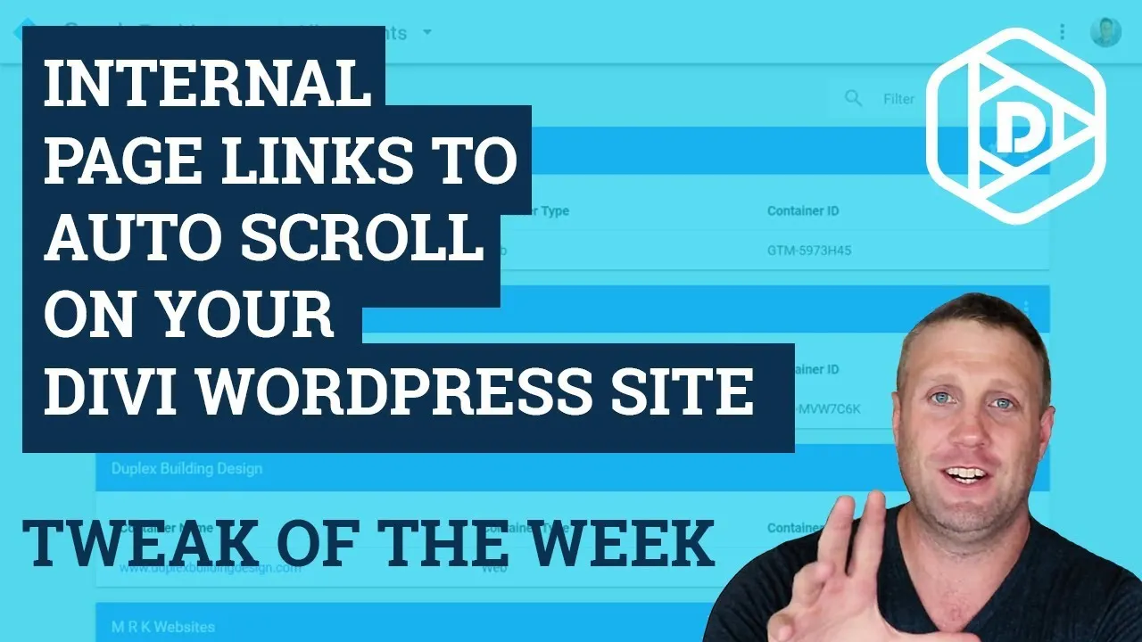 Linking to inner page sections with Divi Builder – Tweak of the Week