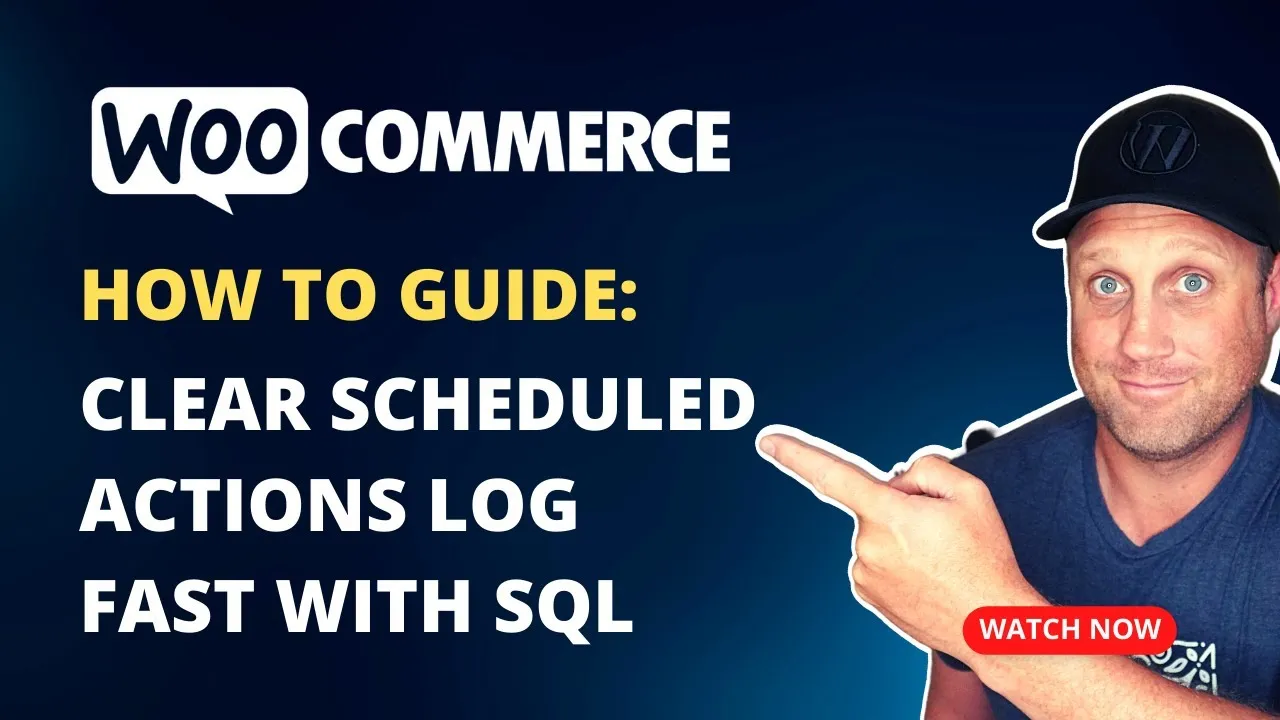 How to clear large scheduled action logs in WordPress and WooCommerce