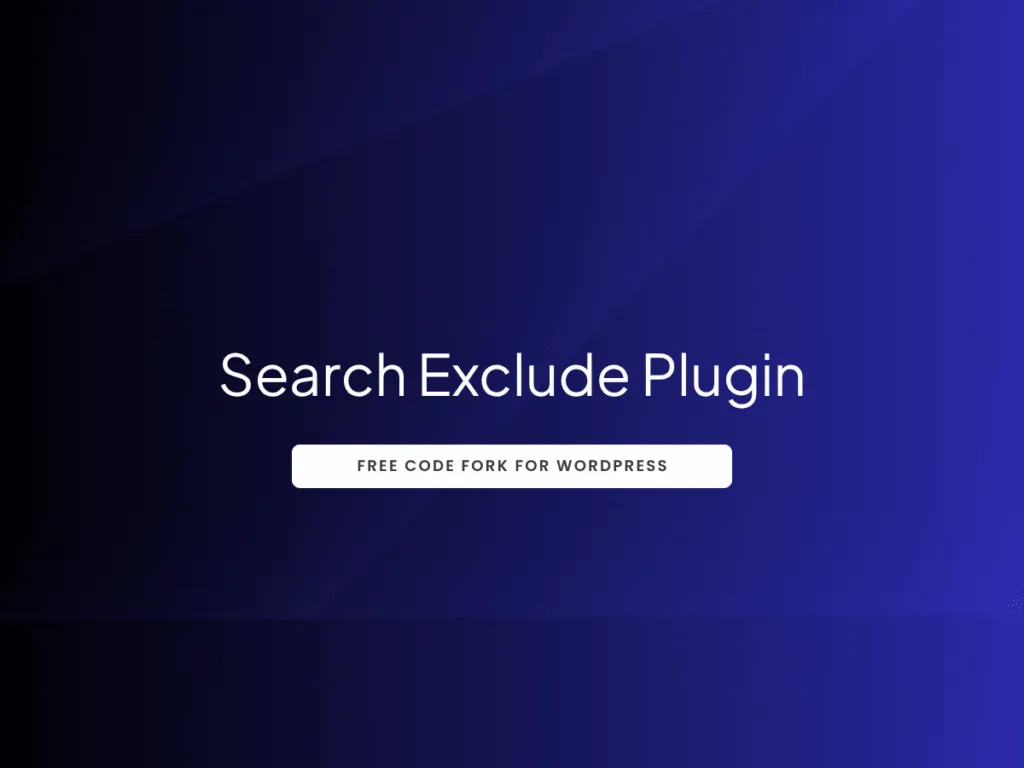 Search Exclude Plugin