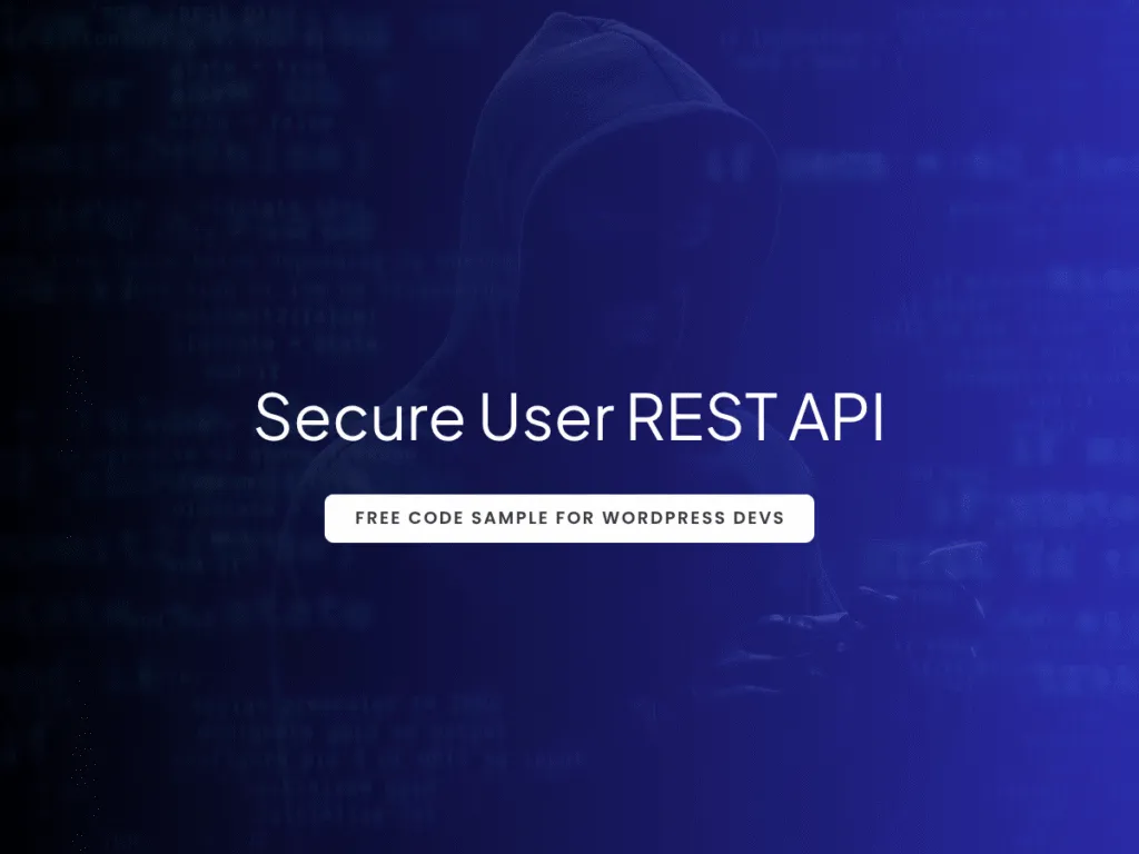 Secure User REST API