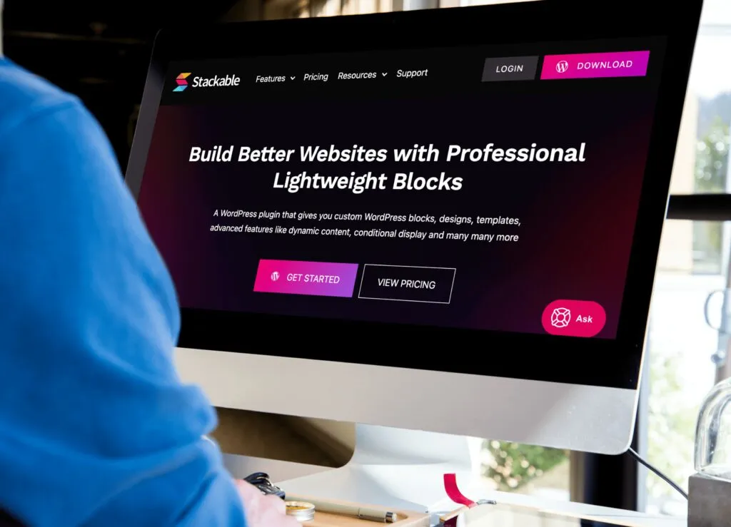 Stackable Pro website