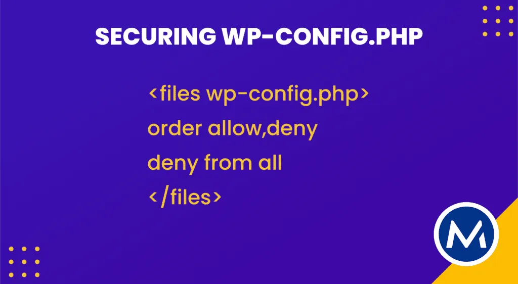 Secure wp-config.php