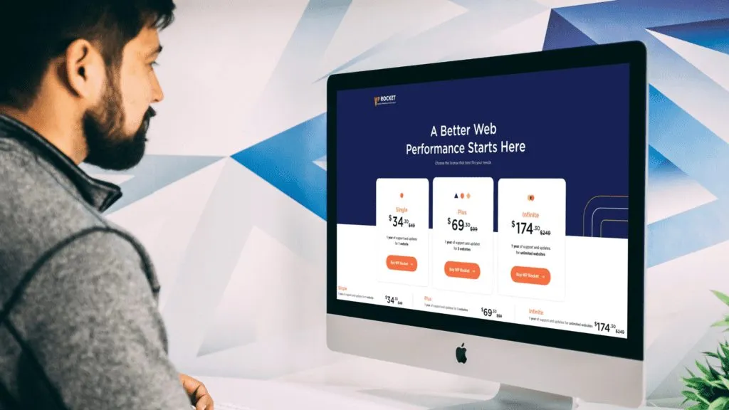 WP Rocket Price Table