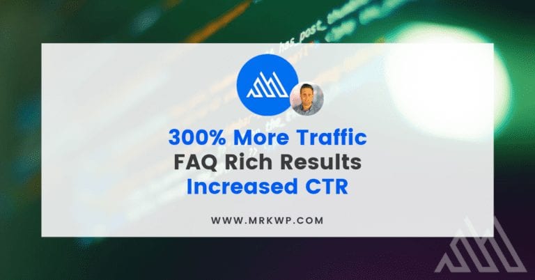 Get 300% more traffic using FAQ Rich Data