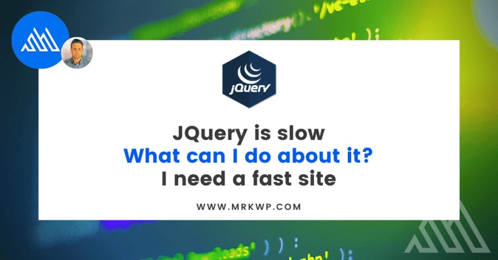JQuery is slow - what to do about it?