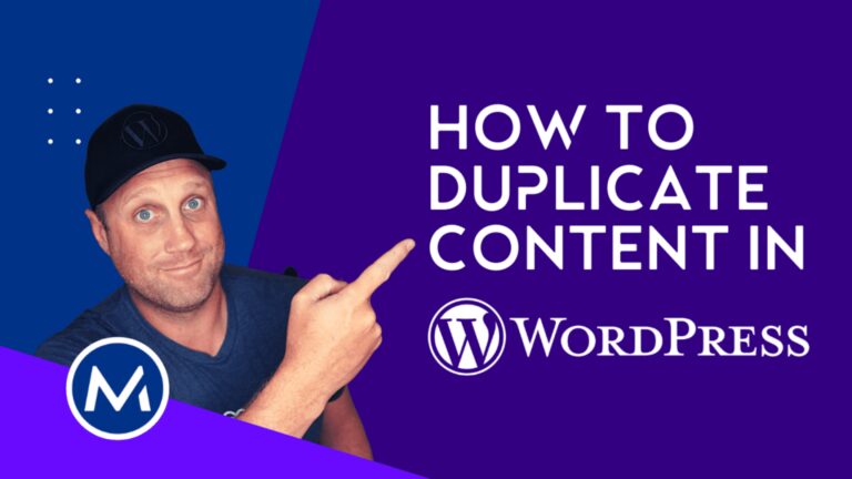 How to duplicate content in WordPress