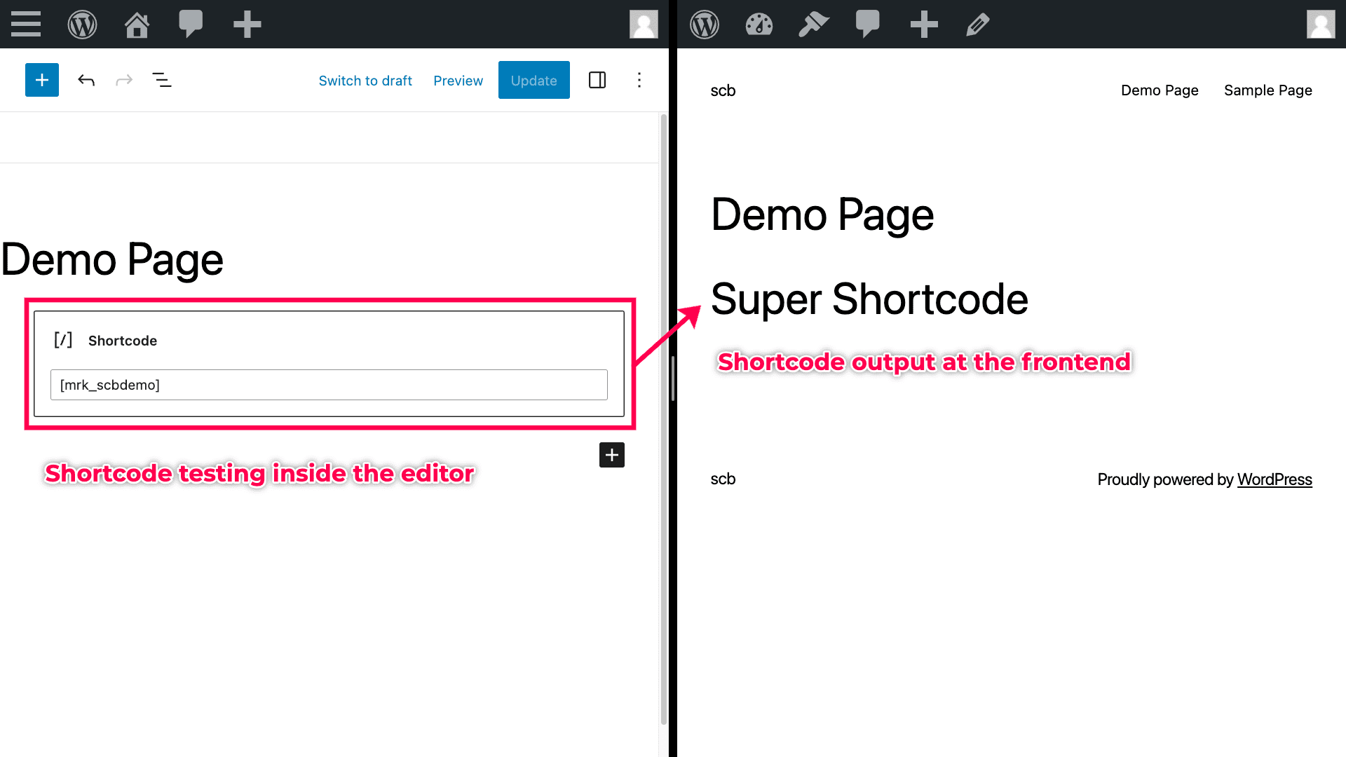 Create a WordPress Shortcode