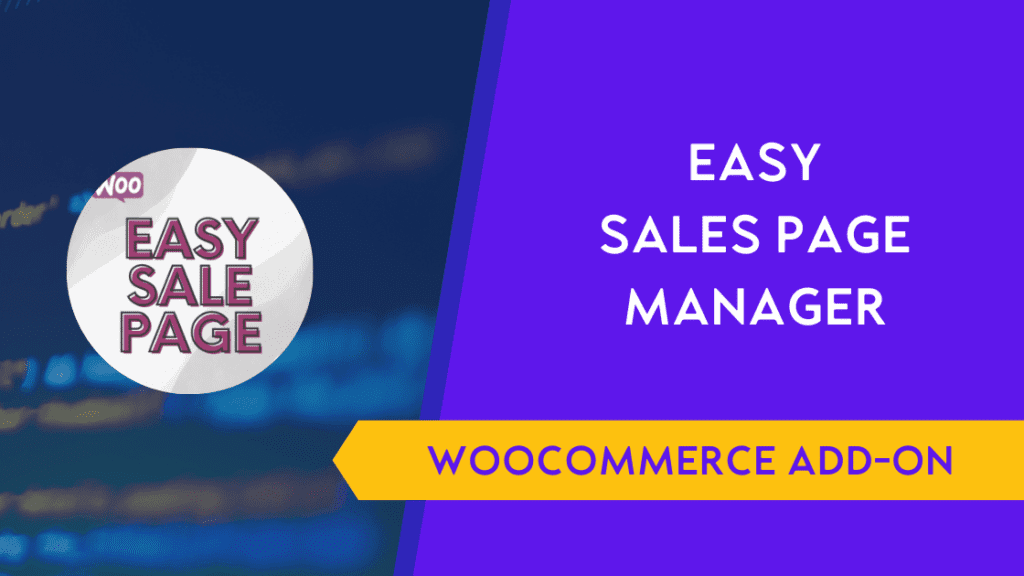 Easy Sales Page for WooCommerce
