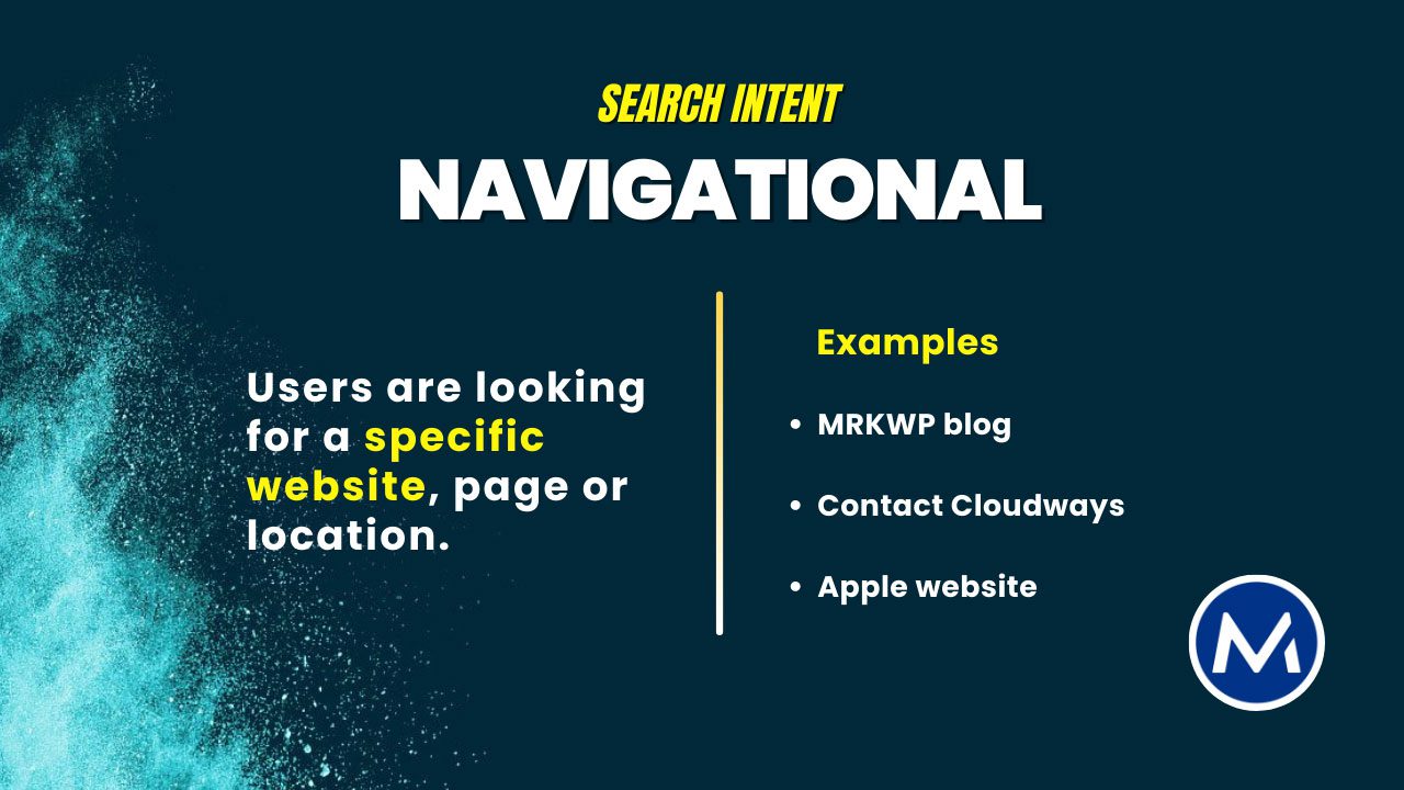 Navigational search intent and its examples