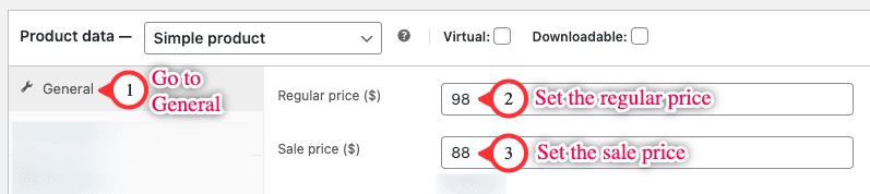 How to set the Sale Price on a WooCommerce product.