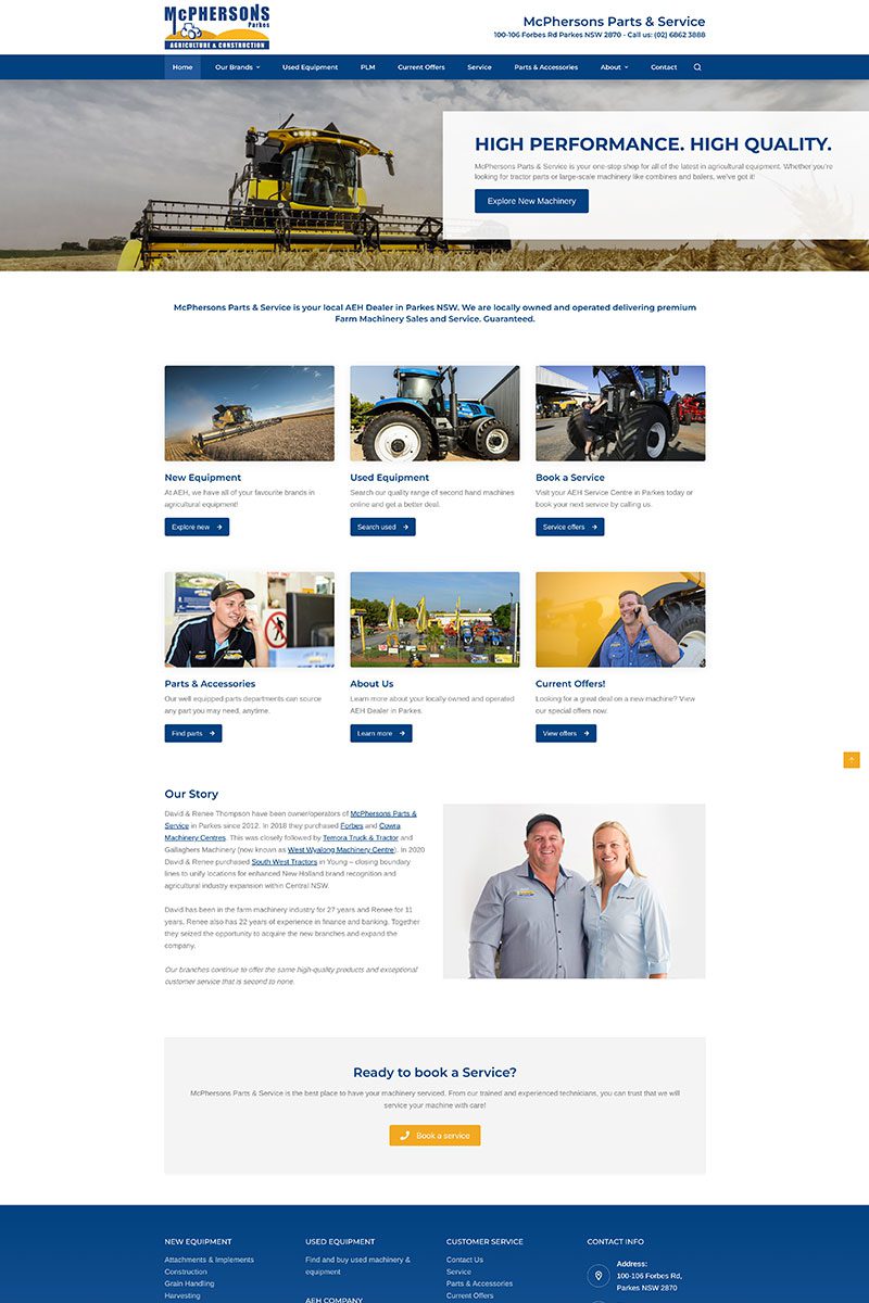 McPhersons Parts & Service