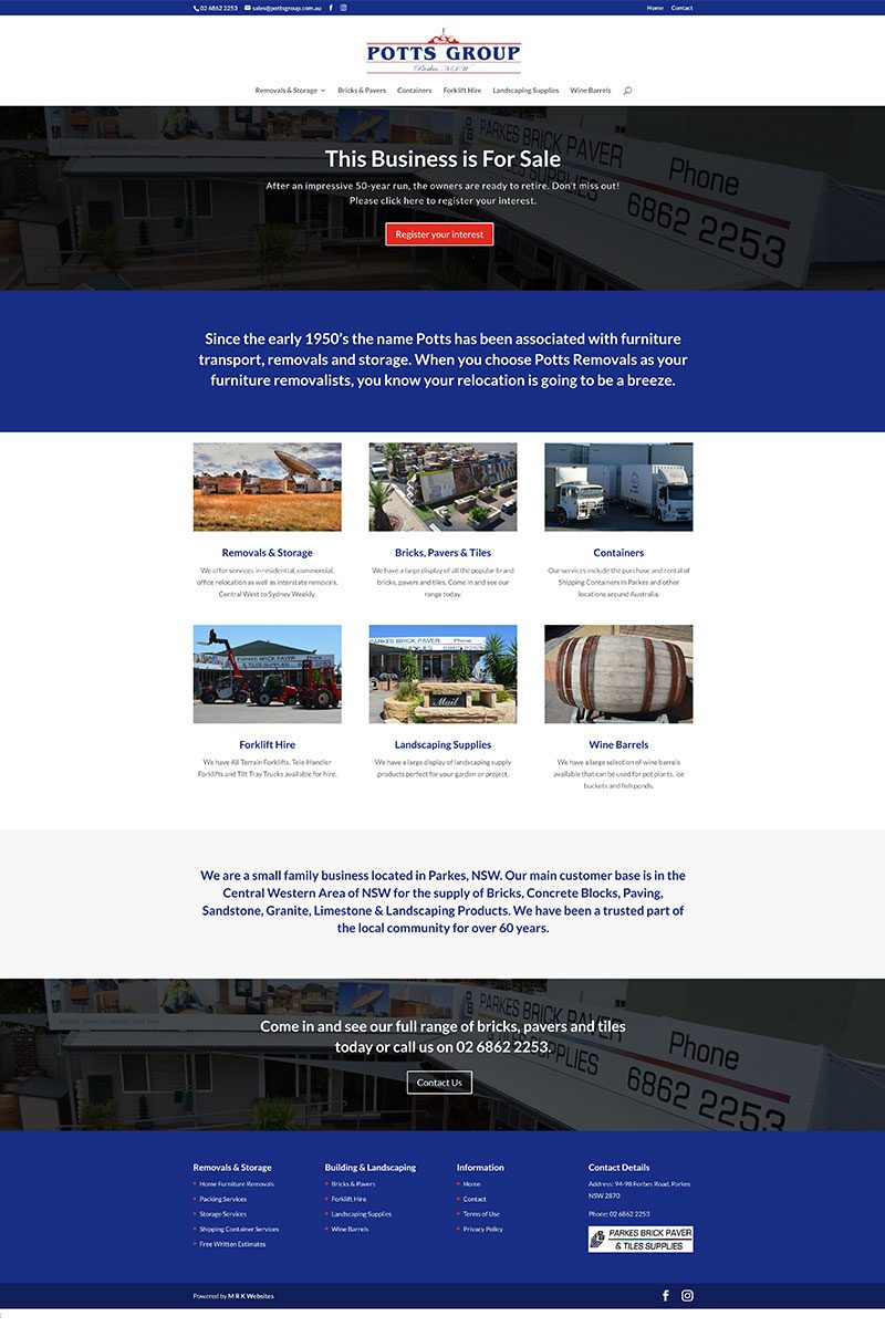 Potts Removals & Storage