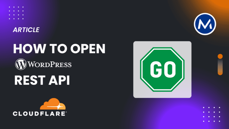 How to Allow WordPress REST API with Cloudflare