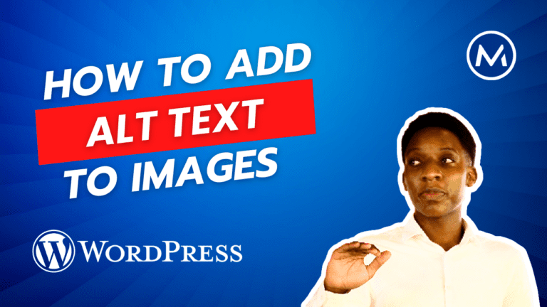How to set the alt text in WordPress