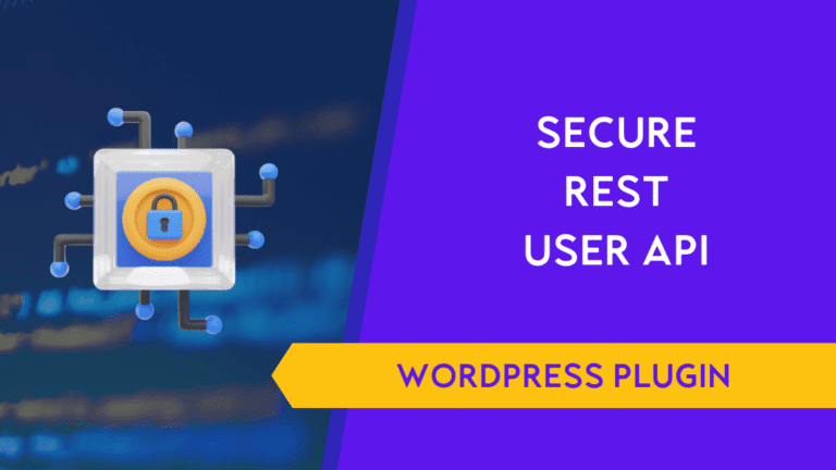 Secure User REST API